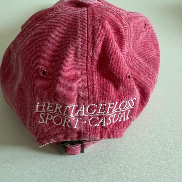 [BUNJANG] Heritageplus Pink Ball Cap / 헤리티지플로스 볼캡 핑크