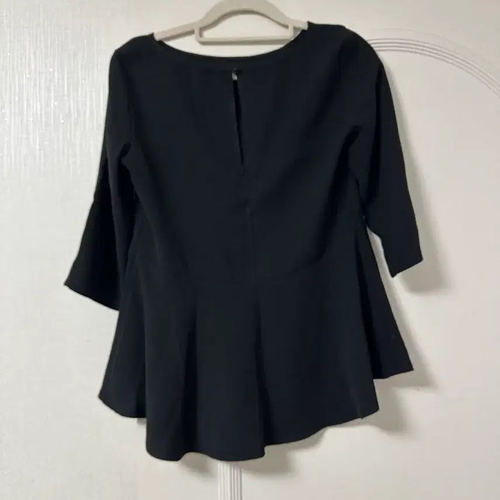 [BUNJANG] En Tailor Black Flare Blouse / 검정색 플레어 블라우스 엔테일러 블라우스