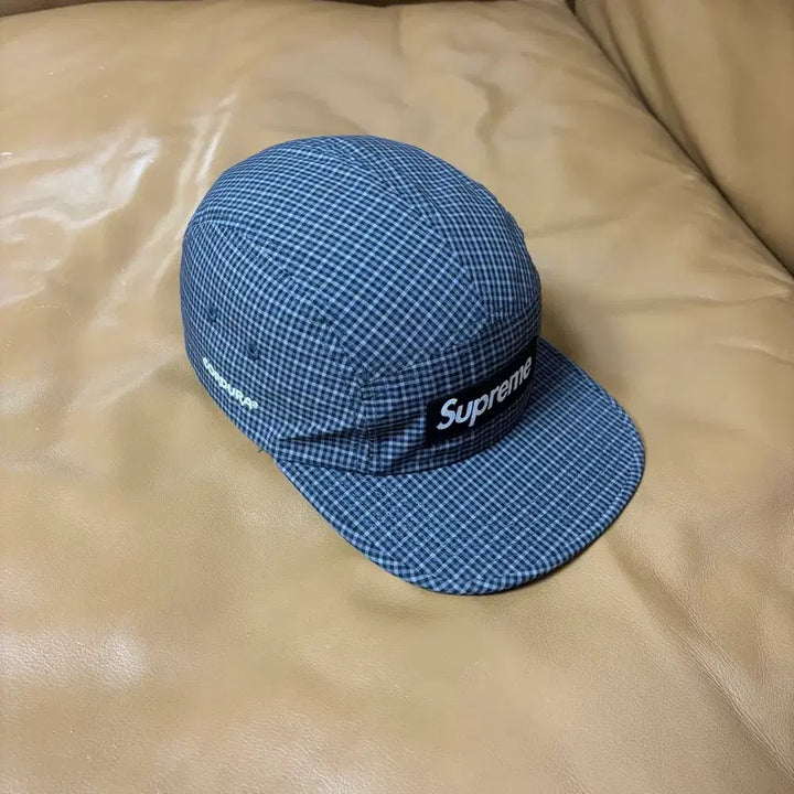 [BUNJANG] Supreme Camp Cap Cordura Plaid Black Hat / 슈프림 캠프캡 모자 박스로고 25ss 코듀라 플레이드 블랙