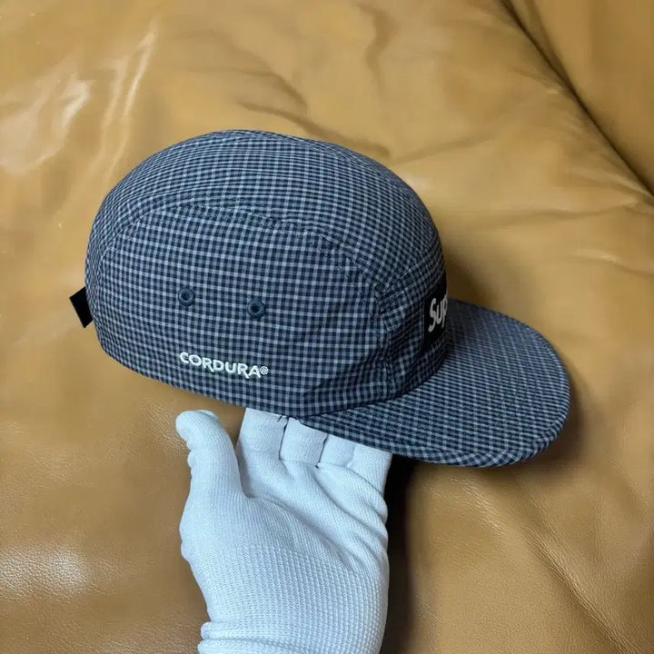 [BUNJANG] Supreme Camp Cap Cordura Plaid Black Hat / 슈프림 캠프캡 모자 박스로고 25ss 코듀라 플레이드 블랙