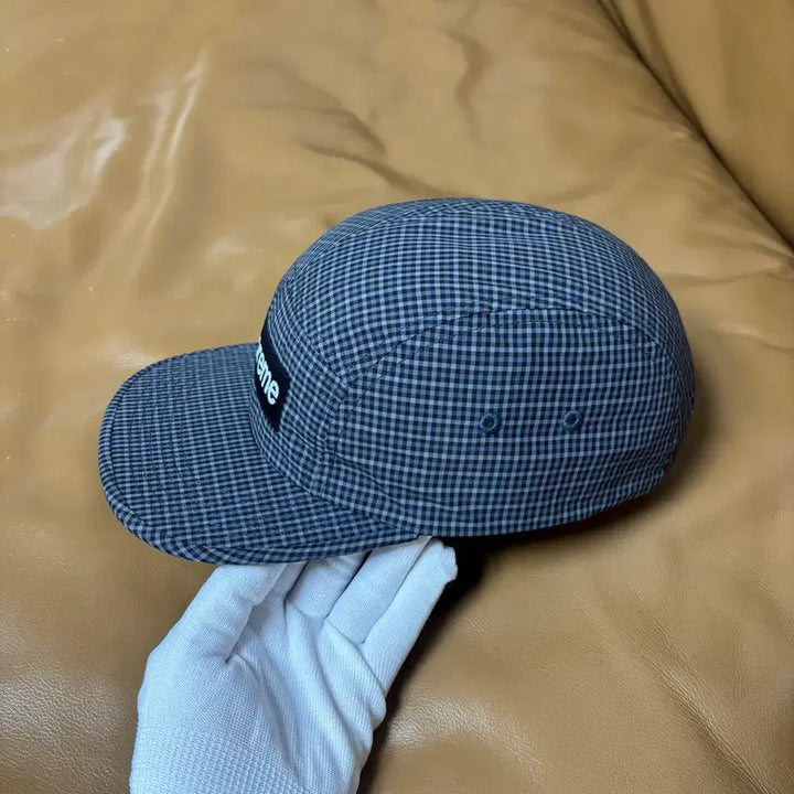 [BUNJANG] Supreme Camp Cap Cordura Plaid Black Hat / 슈프림 캠프캡 모자 박스로고 25ss 코듀라 플레이드 블랙