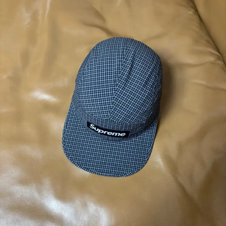 [BUNJANG] Supreme Camp Cap Cordura Plaid Black Hat / 슈프림 캠프캡 모자 박스로고 25ss 코듀라 플레이드 블랙