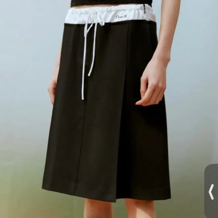 [BUNJANG] 13month Contrast Pleats Skirt / 13month 써틴먼스 콘트라스트 플리츠 스커트