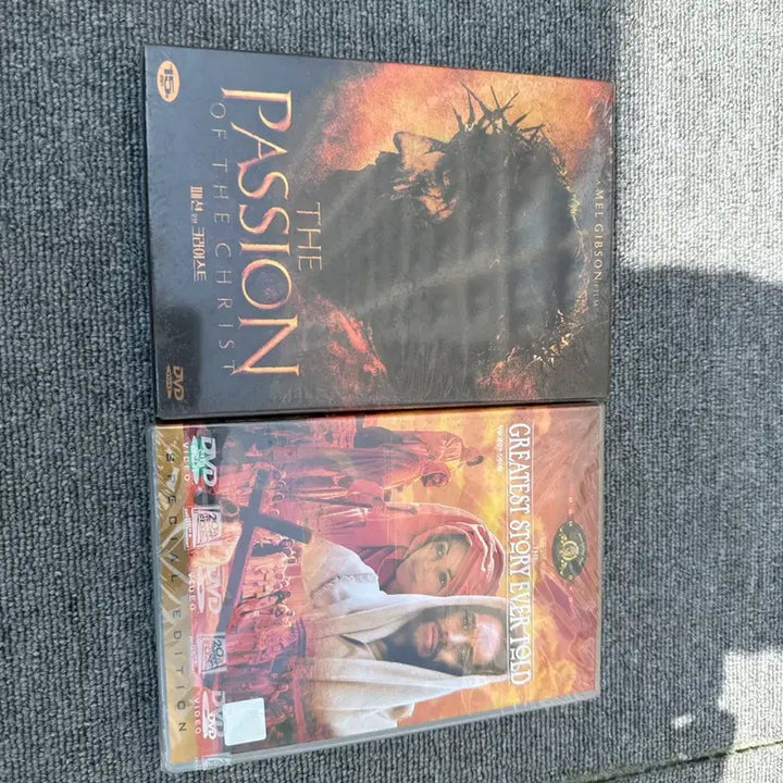 [BUNJANG] Mel Gibson &amp; George Stevens DVD Bundle Set / [미개봉] 패션 오브 크라이스트 &amp; 위대한 생애 DVD 세트 판매합니다