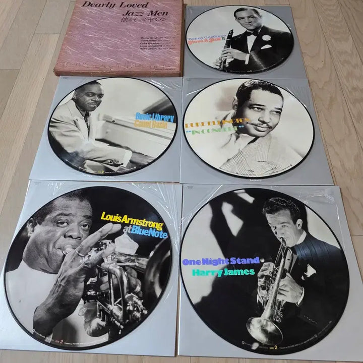 [BUNJANG] Various Artists "Dearly Loved Jazz Men" Swing Era 5LP Picture Disc Box Set / 재즈 명연주자 5인 헌정 컬렉션 박스반 5LP