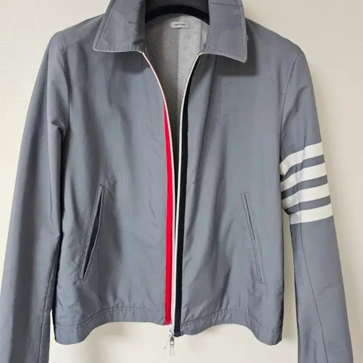 [BUNJANG] Thom Browne Woven Tech Golf Jacket / 톰브라운 사선완장 우븐 테크 점퍼(1/100/정품)
