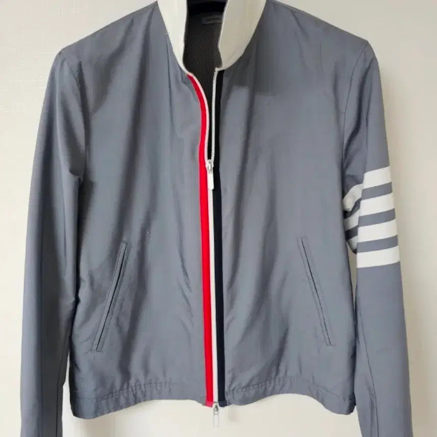 [BUNJANG] Thom Browne Woven Tech Golf Jacket / 톰브라운 사선완장 우븐 테크 점퍼(1/100/정품)