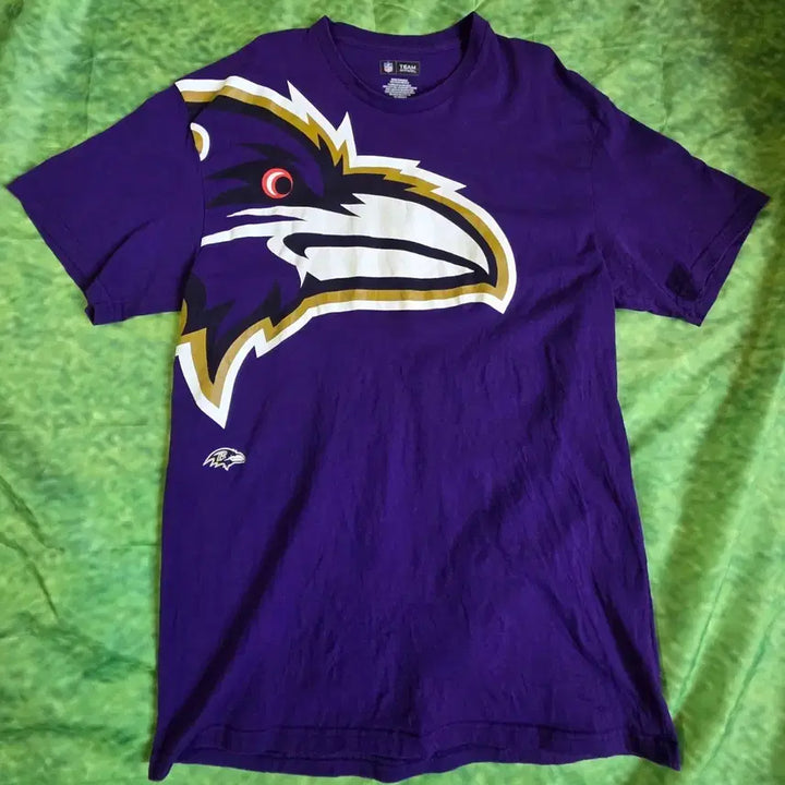 [BUNJANG] NFL Baltimore Ravens Purple Short Sleeve T-shirt / NFL 볼티모어 레이븐스 퍼플 반팔 티셔츠