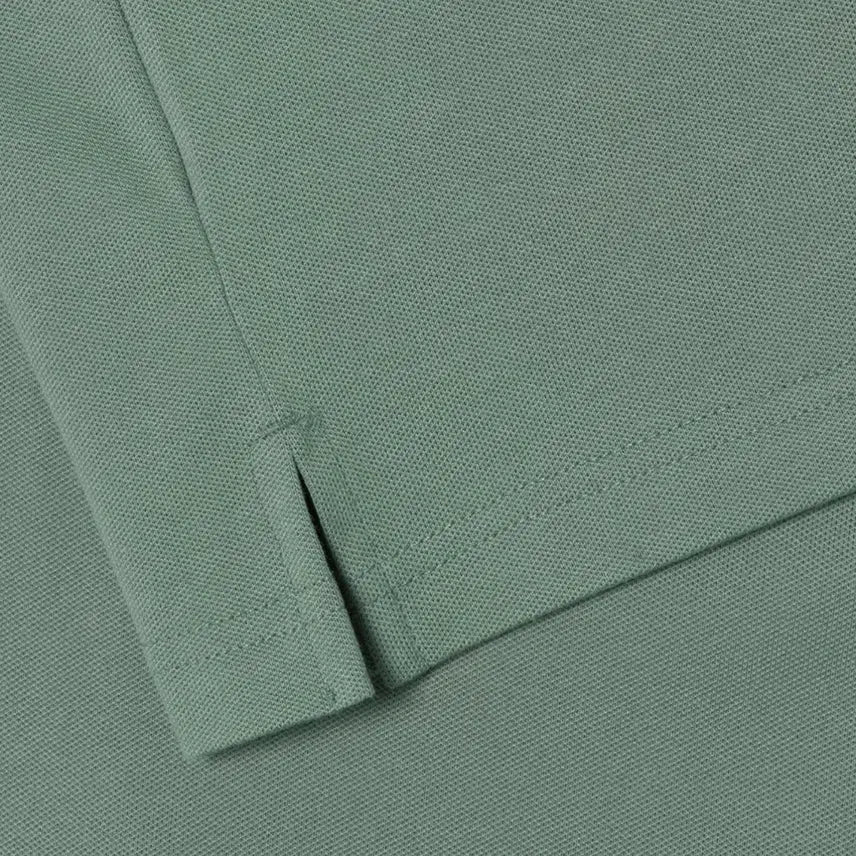 [BUNJANG] Lacoste Polo Shirt Dark Khaki / 미개봉 라코스테 컬러크록 폴로 피케티 반팔 100 다크카키