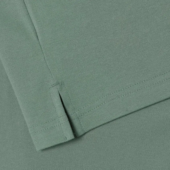 [BUNJANG] Lacoste Polo Shirt Dark Khaki / 미개봉 라코스테 컬러크록 폴로 피케티 반팔 100 다크카키