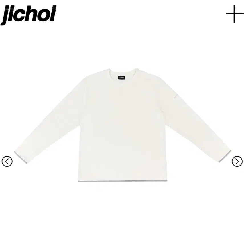 [BUNJANG] Jichoi Comfort 25-004 Fleece Long Sleeve Ivory Top / 지초이 컴포트 25-004 플리스 롱 슬리브 아이보리 1사이즈