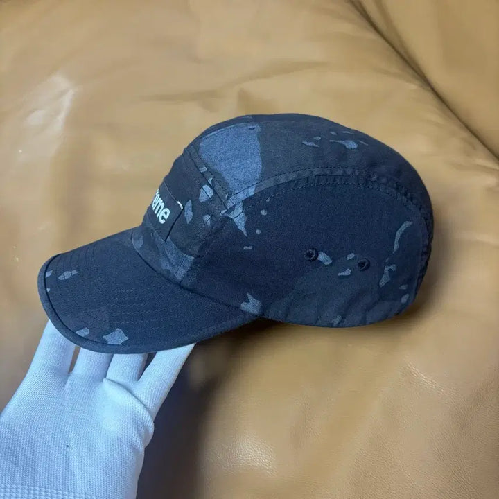 [BUNJANG] Supreme Camp Cap Overdyed Camo Black Hat / 슈프림 캠프캡 모자 박스로고 21ss 오버다이드 카모 블랙