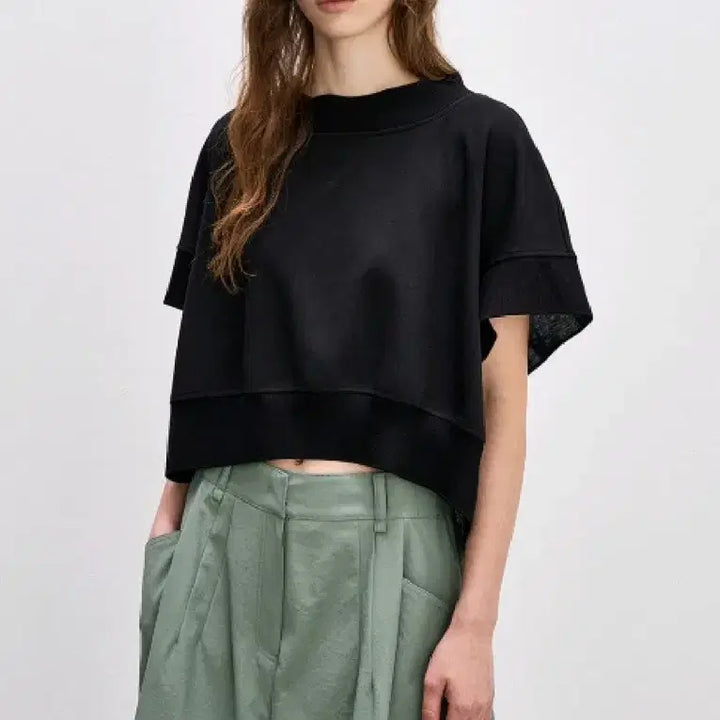 [BUNJANG] SYSTEM Crop T-shirt / 시스템 티셔츠