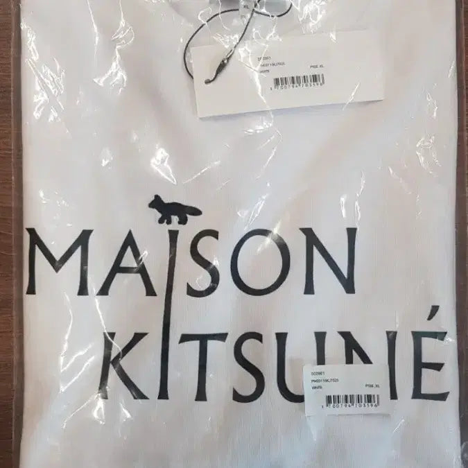 [BUNJANG] Maison Kitsuné Logo Print Cotton T-Shirt / 