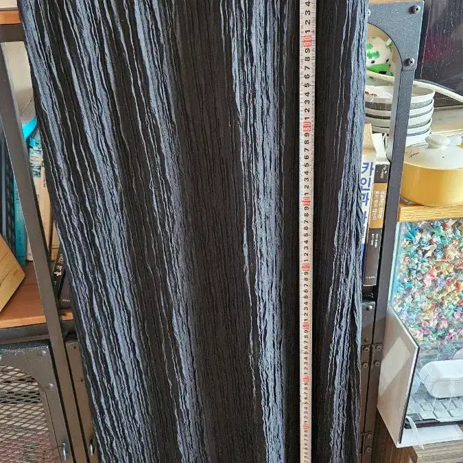 [BUNJANG] Black Sleeveless Long Dress / 블랙 롱 원피스 주름 텍스쳐 슬리브리스