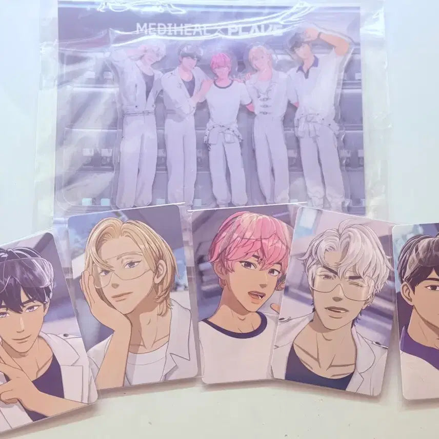 [BUNJANG] PLAVE Mediheal Acrylic + Photocard Set / 플레이브 메디힐 굿즈