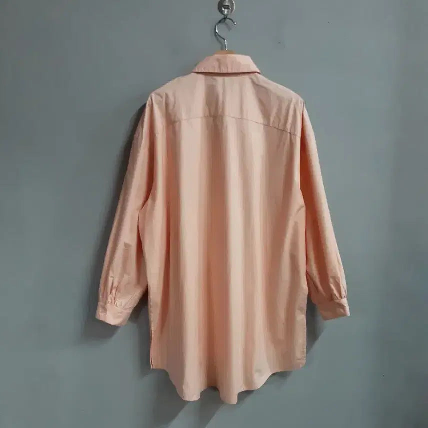 [SOLD OUT] 택새상품) Imvely 오버핏 피치 핑크 셔츠 free