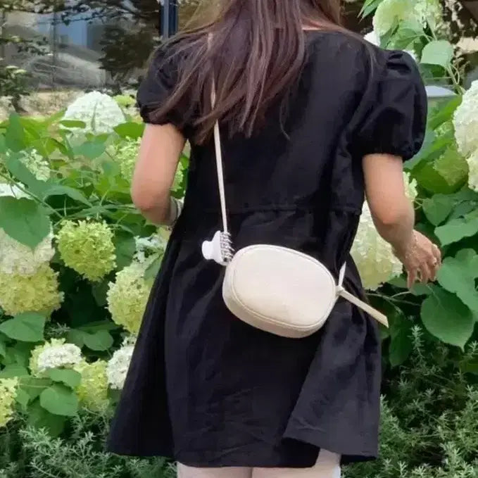 [BUNJANG] Minitmute Surin Puff Sleeve Dress Black / 타낫 퍼프 슬리브 원피스 블랙 미닛뮤트 수린