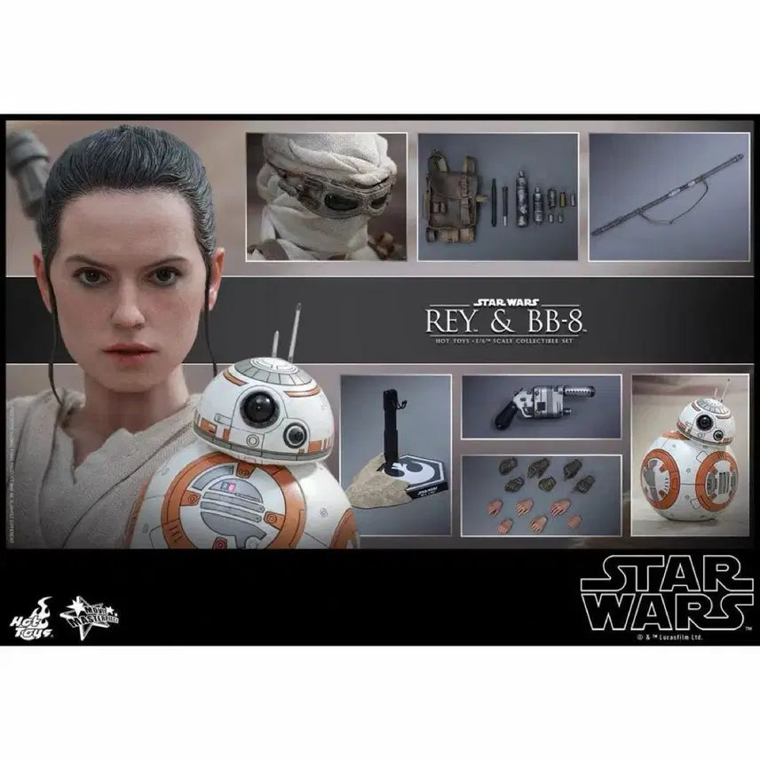 [SOLD OUT] 핫토이 스타워즈 레이 bb8 합본팩