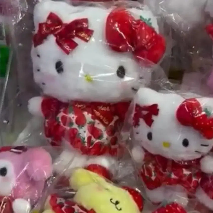 [BUNJANG] Hello Kitty Strawberry Series Plush / 헬로키티 이치고 시리즈 누이