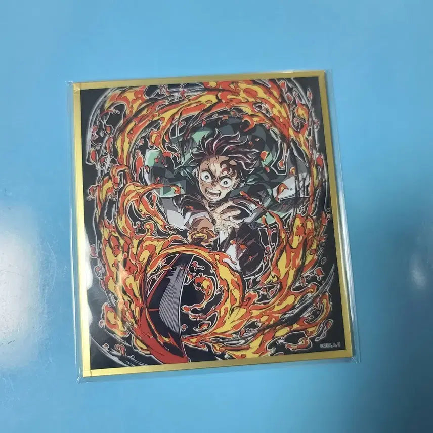 [BUNJANG] Demon Slayer Tanjiro Acrylic Shikishi / 귀멸의 칼날 귀칼 웹샵쿠지 아크릴색지 탄지로