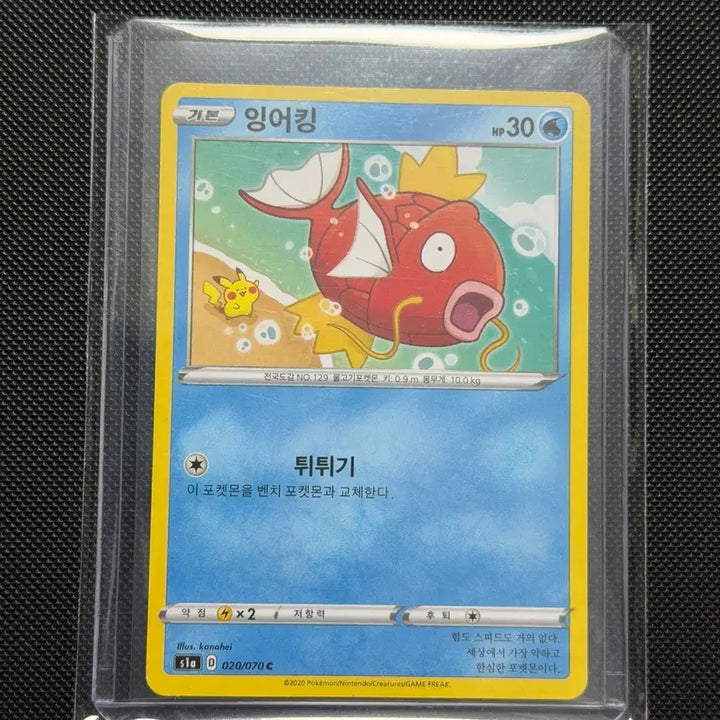 [SOLD OUT] 포켓몬 카드 카나헤이 잉어킹 (020/070)