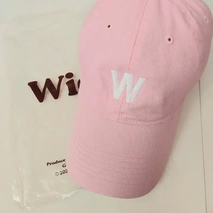 [SOLD OUT] 윅 W볼캡 라이트핑크