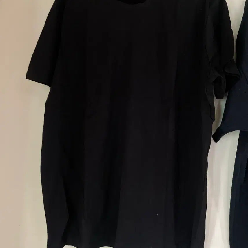 [BUNJANG] Black Short Sleeve T-Shirt (XL) / 개당)블랙 반팔 티셔츠 남성용 XL 사이즈