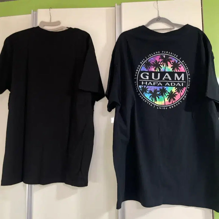[BUNJANG] Black Short Sleeve T-Shirt (XL) / 개당)블랙 반팔 티셔츠 남성용 XL 사이즈