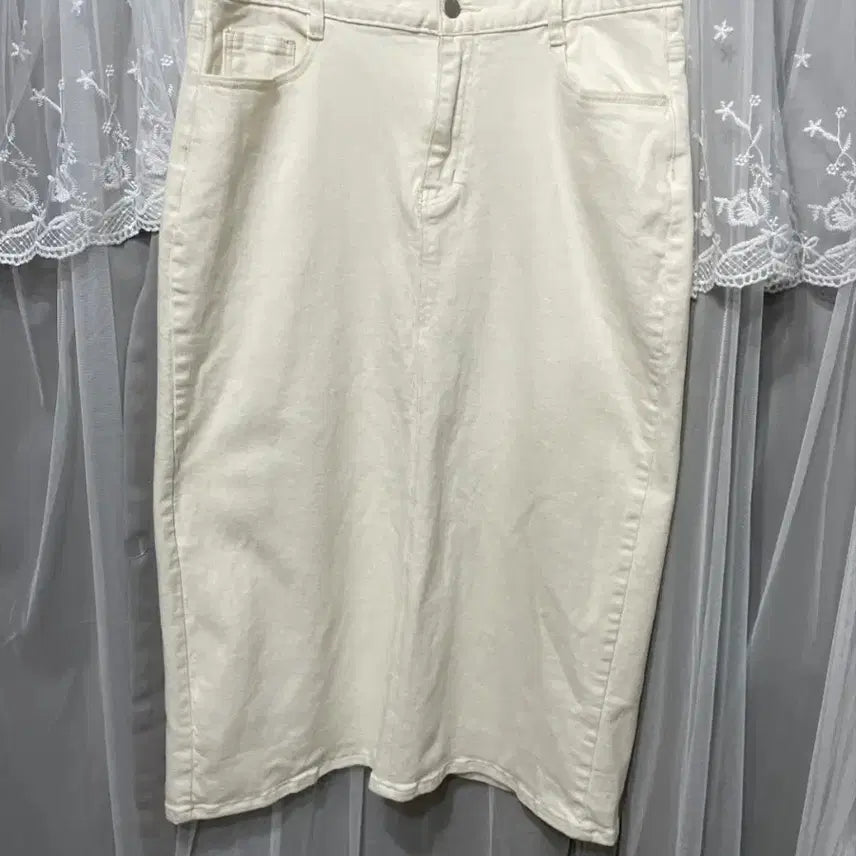 [BUNJANG] Oatmeal Long Fleece Skirt / 기모 스커트 롱 스커트 오트밀 빅사이즈