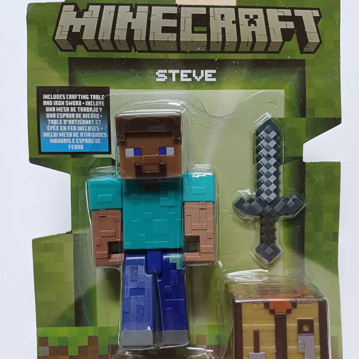 [BUNJANG] Mattel Minecraft Large Size Steve Accessory Action Figure Set New / 정품 마텔 마인크래프트 큰사이즈 스티브 액세서리 액션 피규어 세트 새상품