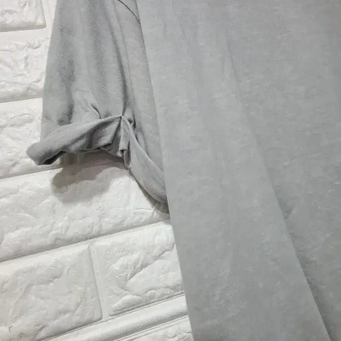 [BUNJANG] VILLA DE VIAPLAIN Light Gray Short Sleeve T-Shirt / 비아플레인 반팔 티셔츠