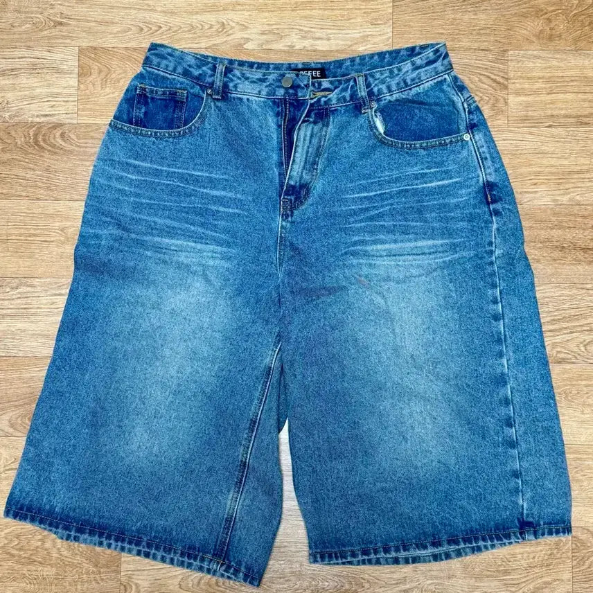 [BUNJANG] TOPI Winsed Bermuda Denim Shorts XL / 토피 윈시드 버뮤다 데님 반바지 XL