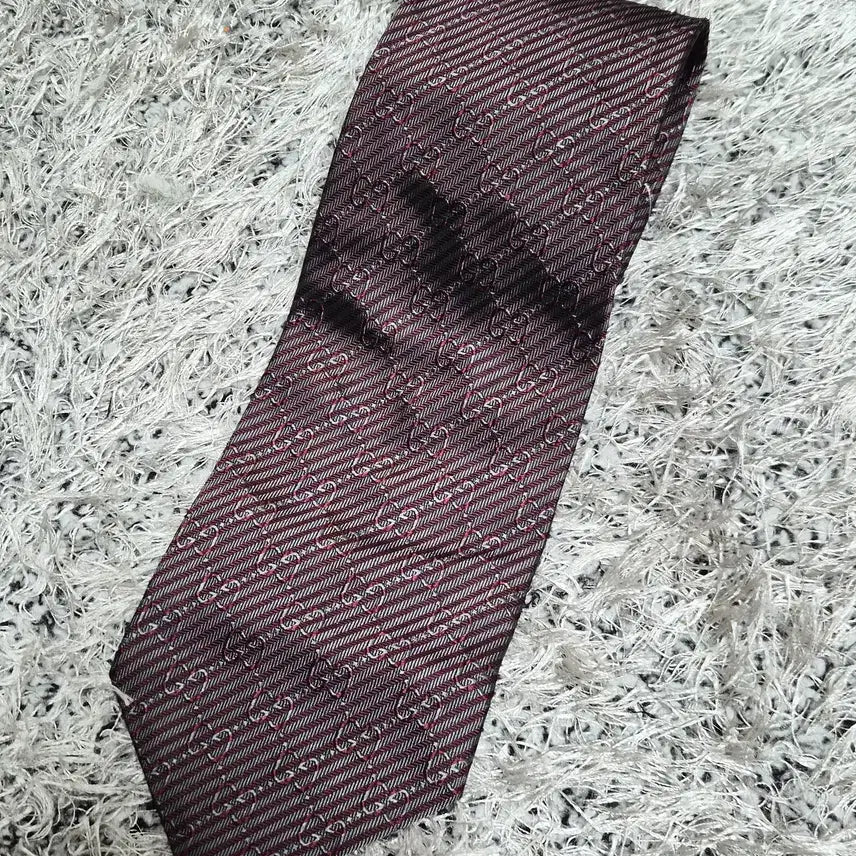 [BUNJANG] Gucci Jacquard Diagonal Stripe Tie / 구찌GUCCI 자카드 사선 넥타이 Free - N16