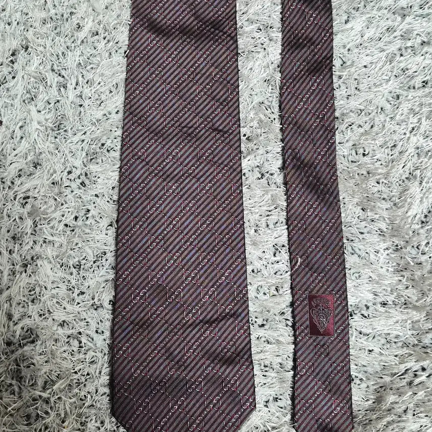 [BUNJANG] Gucci Jacquard Diagonal Stripe Tie / 구찌GUCCI 자카드 사선 넥타이 Free - N16