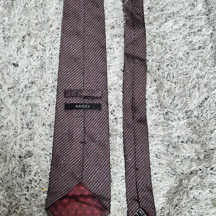 [BUNJANG] Gucci Jacquard Diagonal Stripe Tie / 구찌GUCCI 자카드 사선 넥타이 Free - N16
