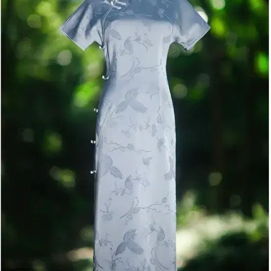 [BUNJANG] Sora Blue Cheongsam Dress Rental / [최저가]치파오 대여