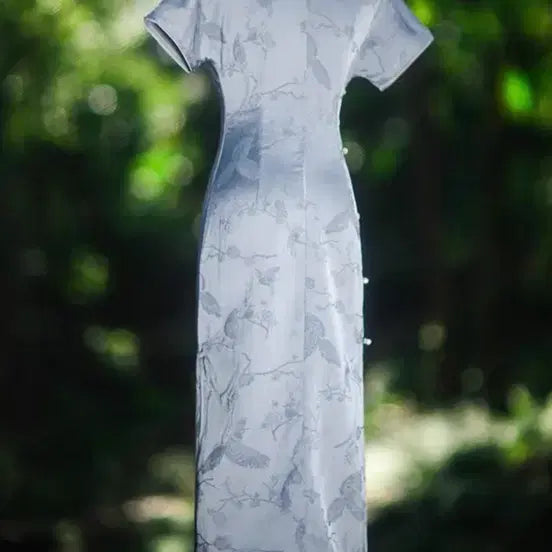 [BUNJANG] Sora Blue Cheongsam Dress Rental / [최저가]치파오 대여