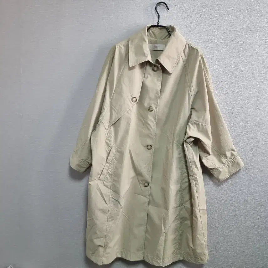[BUNJANG] The Izzat Oversized Trench Coat / 더아이잗- 오버핏 홑겹 트렌치코트 55~77