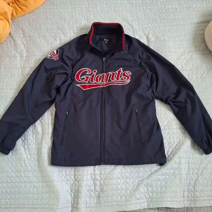 [BUNJANG] Lotte Giants ATC Spring/Fall Jumper Navy Size L / 롯데자이언츠 ATC 춘추 점퍼 네이비 105사이즈