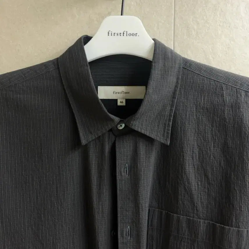 [SOLD OUT] [46] 퍼스트플로어 체크4번 셔츠 팥죽 색상