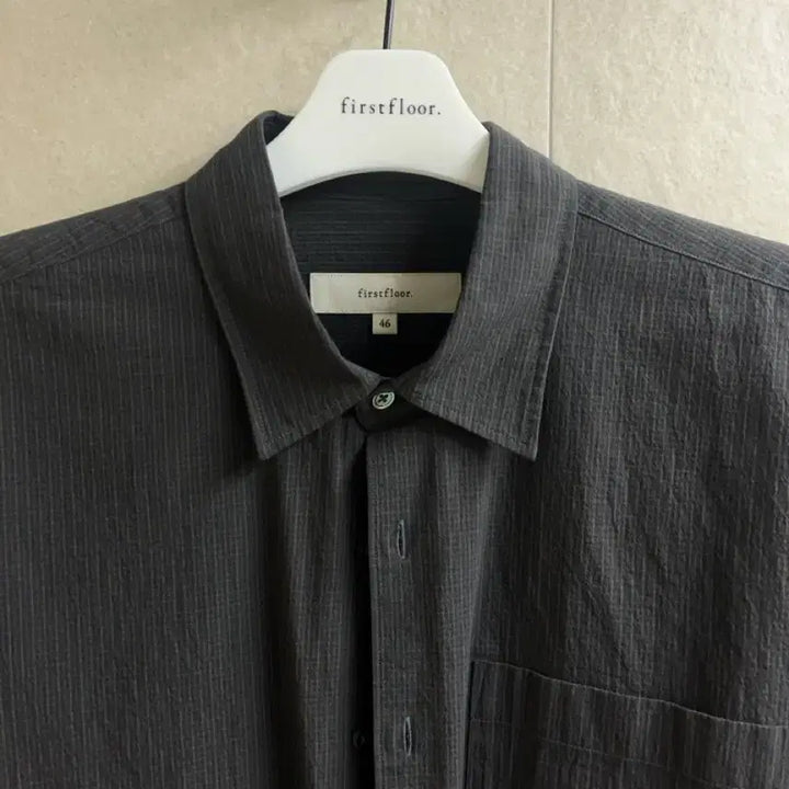 [SOLD OUT] [46] 퍼스트플로어 체크4번 셔츠 팥죽 색상