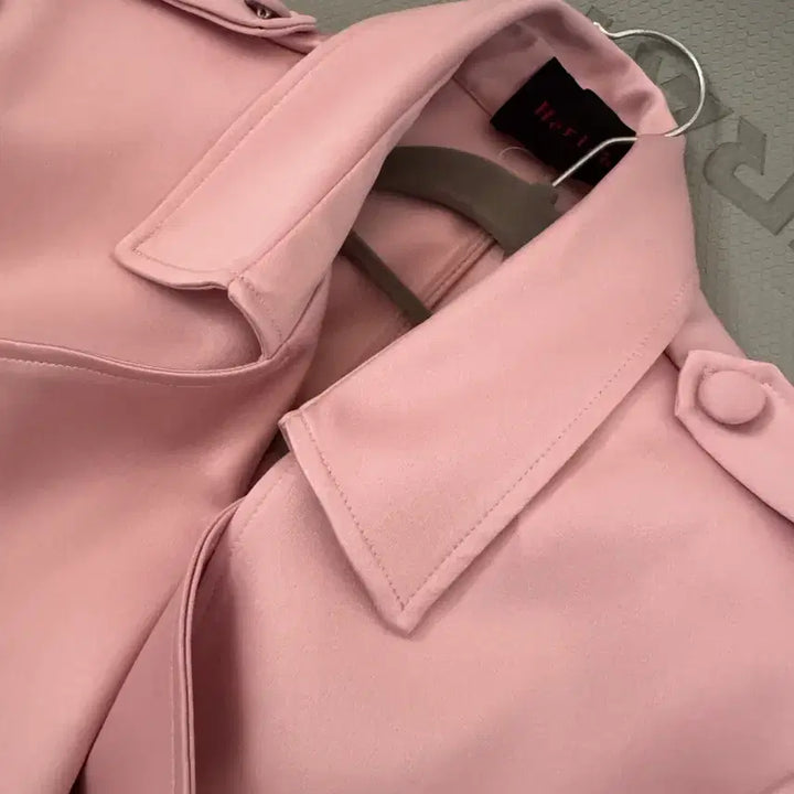 [BUNJANG] Dint Satin Trench Coat / 새틴트렌치핑크(딘트제품)