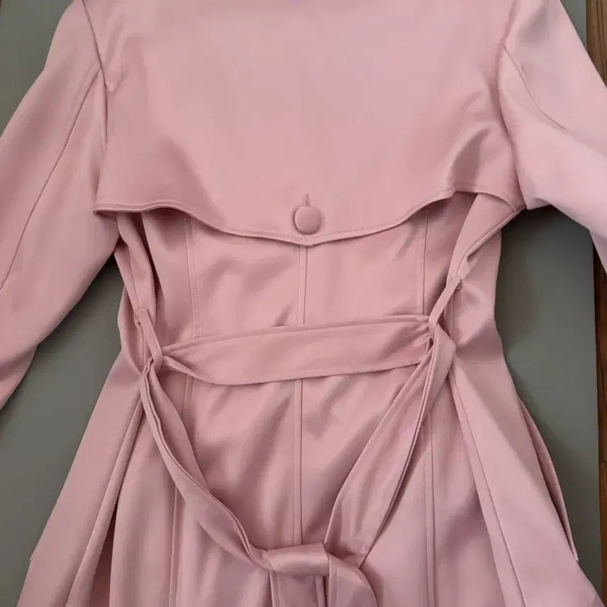 [BUNJANG] Dint Satin Trench Coat / 새틴트렌치핑크(딘트제품)