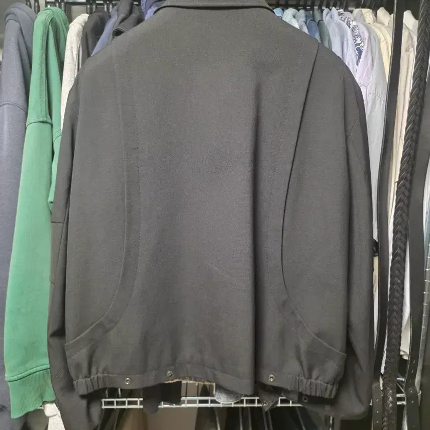 [BUNJANG] Coar Wool Blend Blouson Black L Size / 쿠어 울 블루종 L사이즈