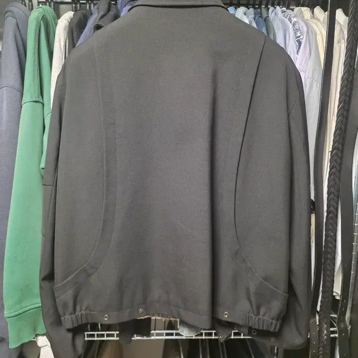 [BUNJANG] Coar Wool Blend Blouson Black L Size / 쿠어 울 블루종 L사이즈