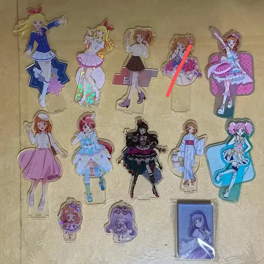 [BUNJANG] Aikatsu! &amp; Pripara Acrylic Stand Bundle / 아이카츠 아이엠스타 프리파라 스타파라 아카리 이치고 미카 아크릴 양도
