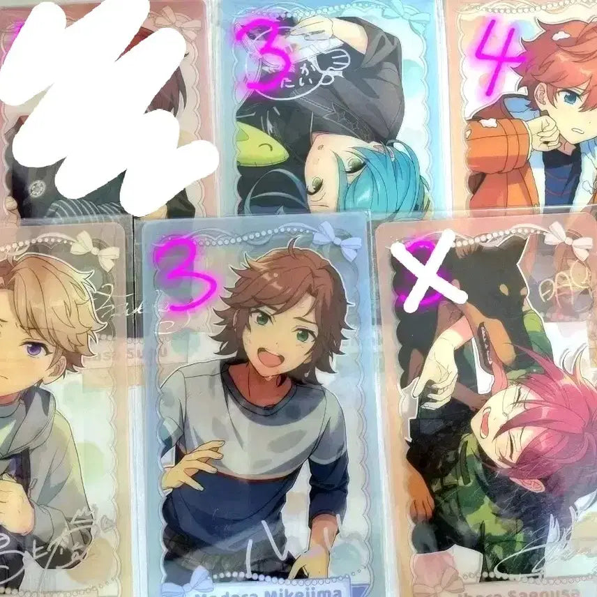 [BUNJANG] Ensemble Stars! Chibi Clear Card Set / 앙스타 치비 클리어카드 포토카드 츠카사카나타스바루아라시마다라이바라 파샷츠