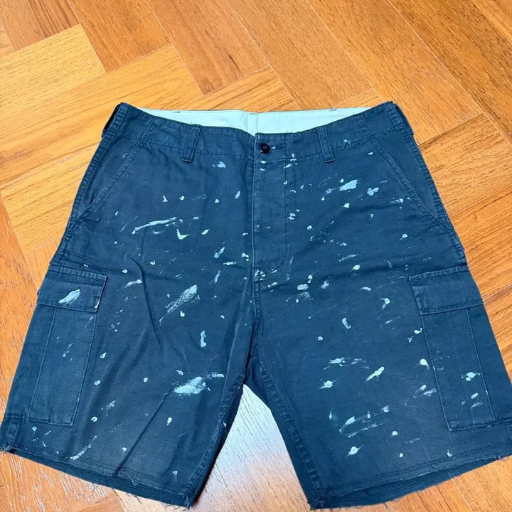 [BUNJANG] Wackomaria Painting Fatigue Shorts / 와코마리아 페인팅 퍼티그 반바지
