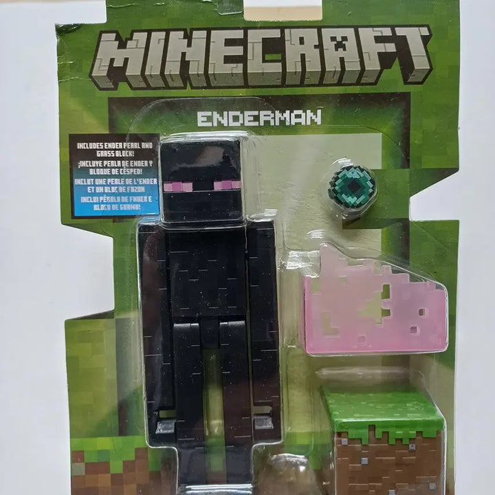 [BUNJANG] Mattel Minecraft Enderman Accessory Action Figure Set / 정품 마텔 마인크래프트 엔더맨 액세서리 액션 피규어 세트 미개봉 새상품